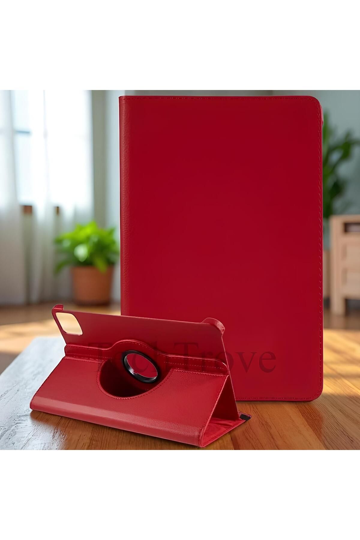 TechTrove Xiaomi Pad 6 Kılıf 360 Dönebilen Standlı Pu Deri Kılıf
