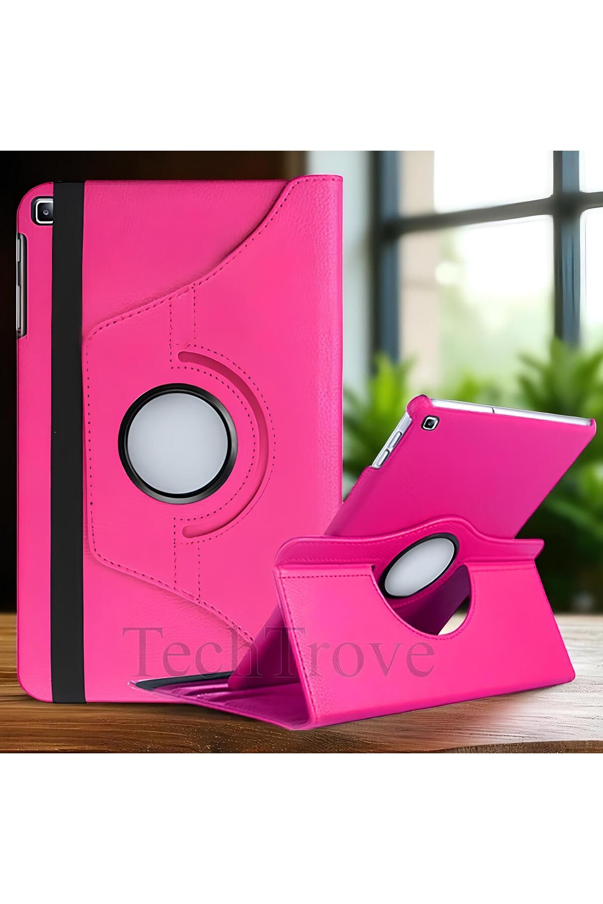 TechTrove Galaxy Tab A 8.0 (2019) T290 Kılıf 360 Dönebilen Standlı Pu Deri Kılıf