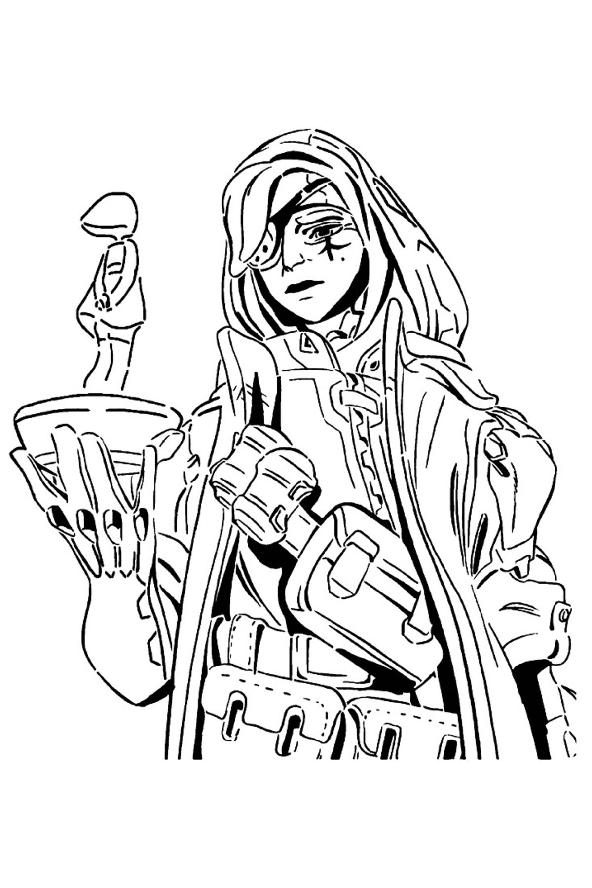 Lucest Ana Amari Şablon (Plastik Aparattır!!!)