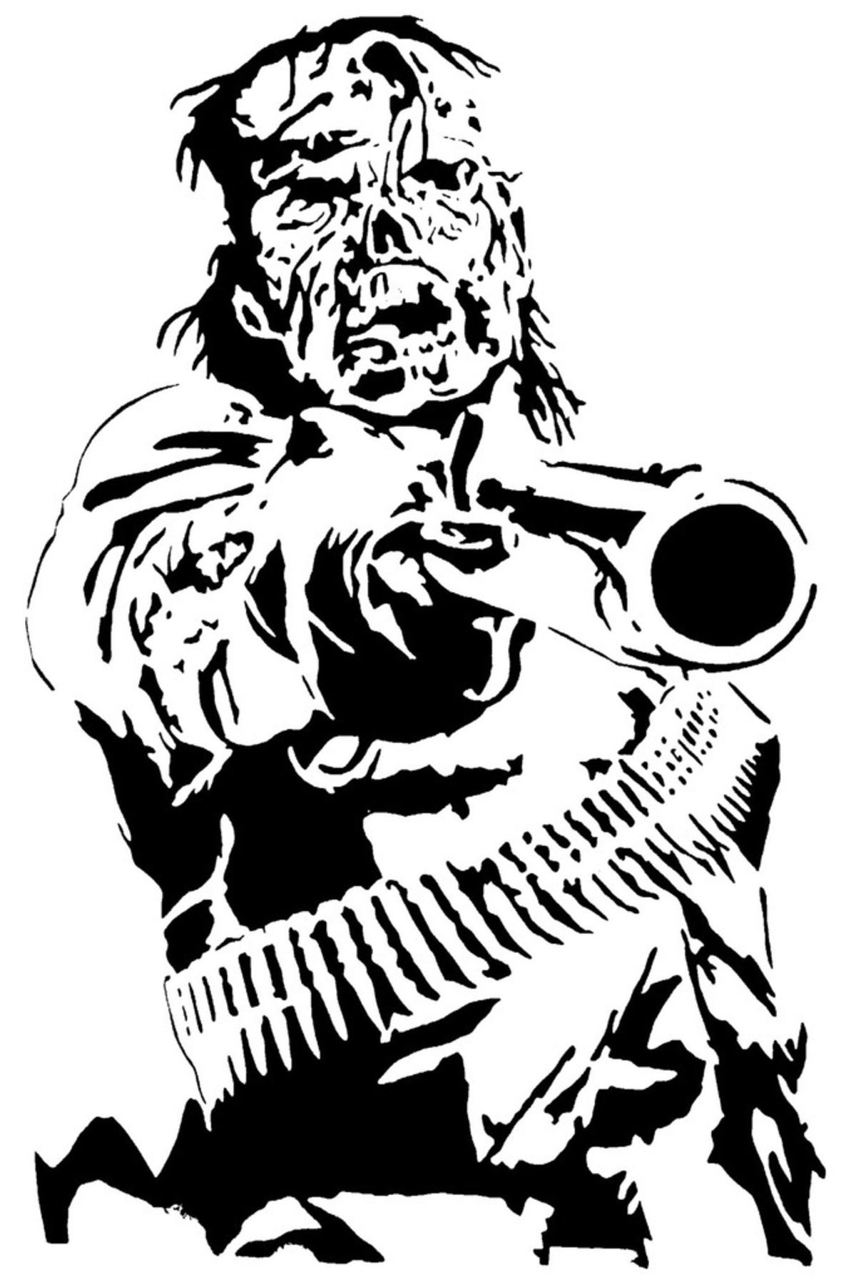 Lucest Red Dead Redemption zombi şablonu (Plastik Aparattır!!!)