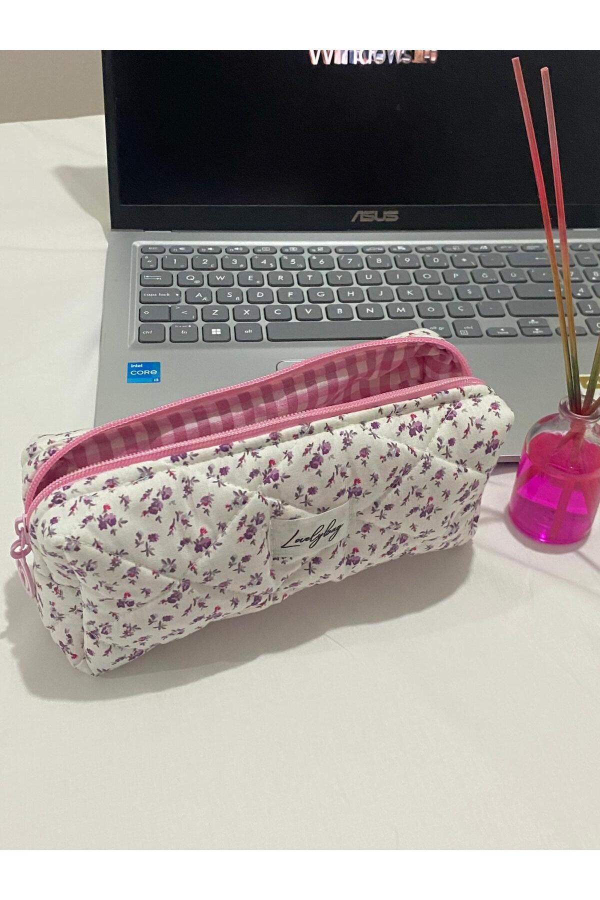 LOVELYBAG Mor çıtır kalemlik