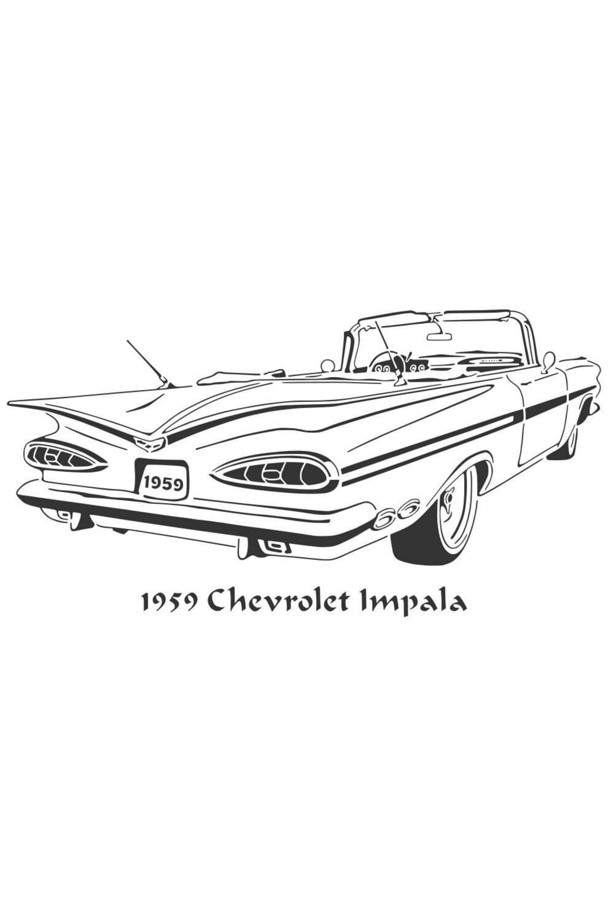 Lucest 1959 Chevrolet Impala kalıbı (Plastik Aparattır!!!)