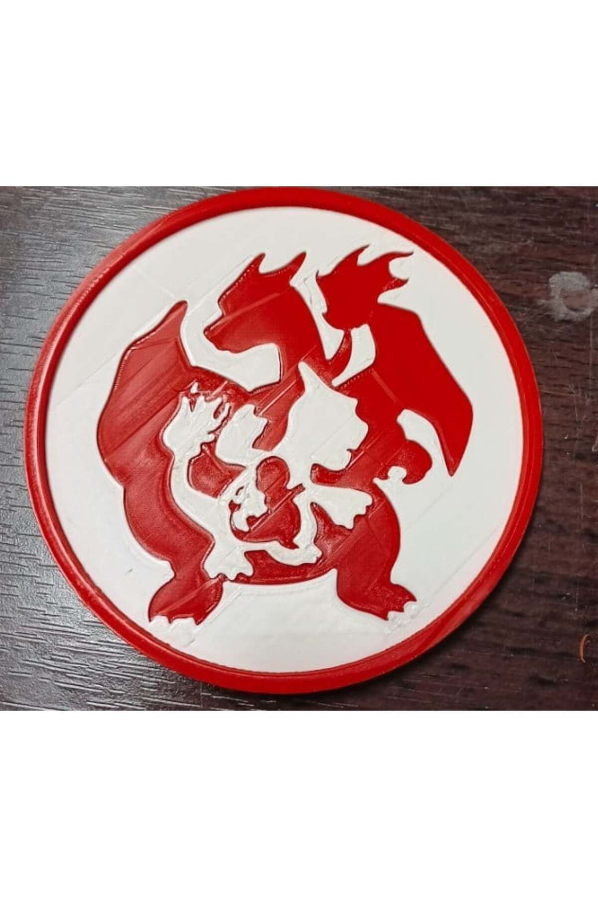Lucest Charmander Charmelon Charizard Pokemon Coaster (Plastik Aparattır!!!)