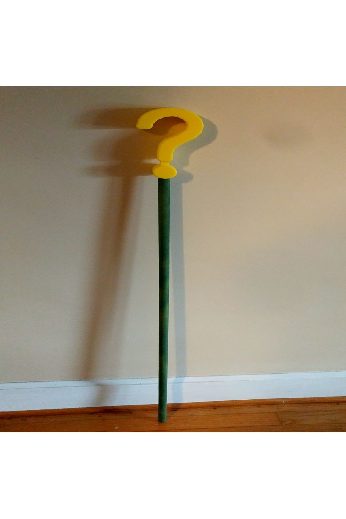 Lucest Riddler Cane Topper Soru İşareti Cadılar Bayramı Kostümü (Plastik Aparattır!!!)