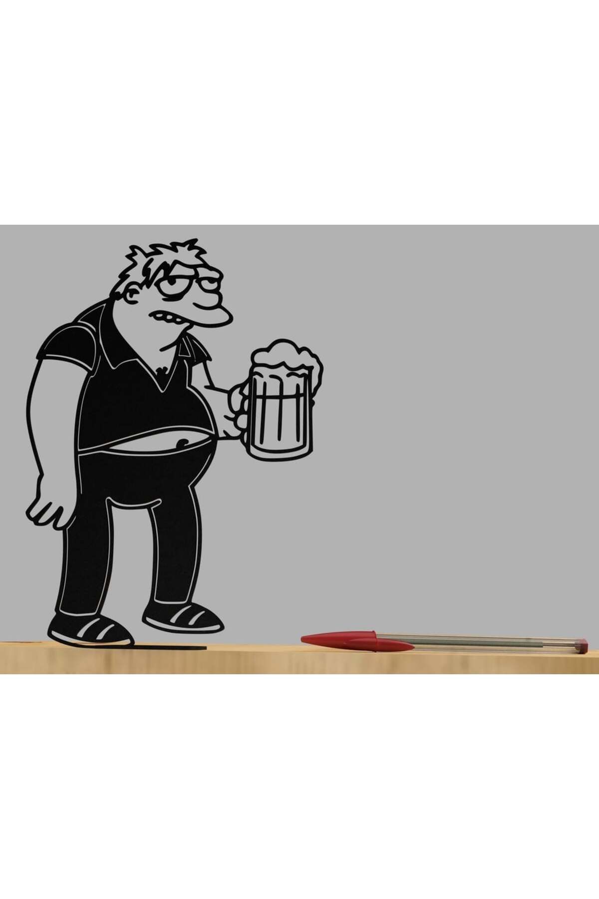 Lucest Barney Gumble'ın silueti. (Plastik Aparattır!!!)