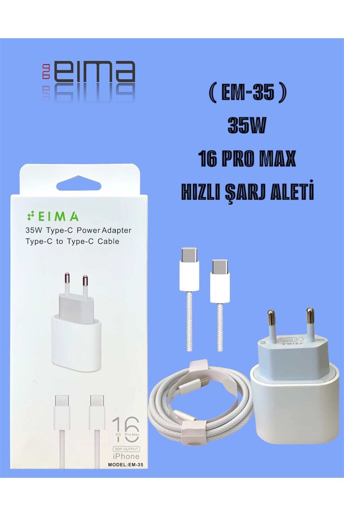 Bestech 35W İphone Hızlı Şarj Aleti 16 Pro Max Uyumlu