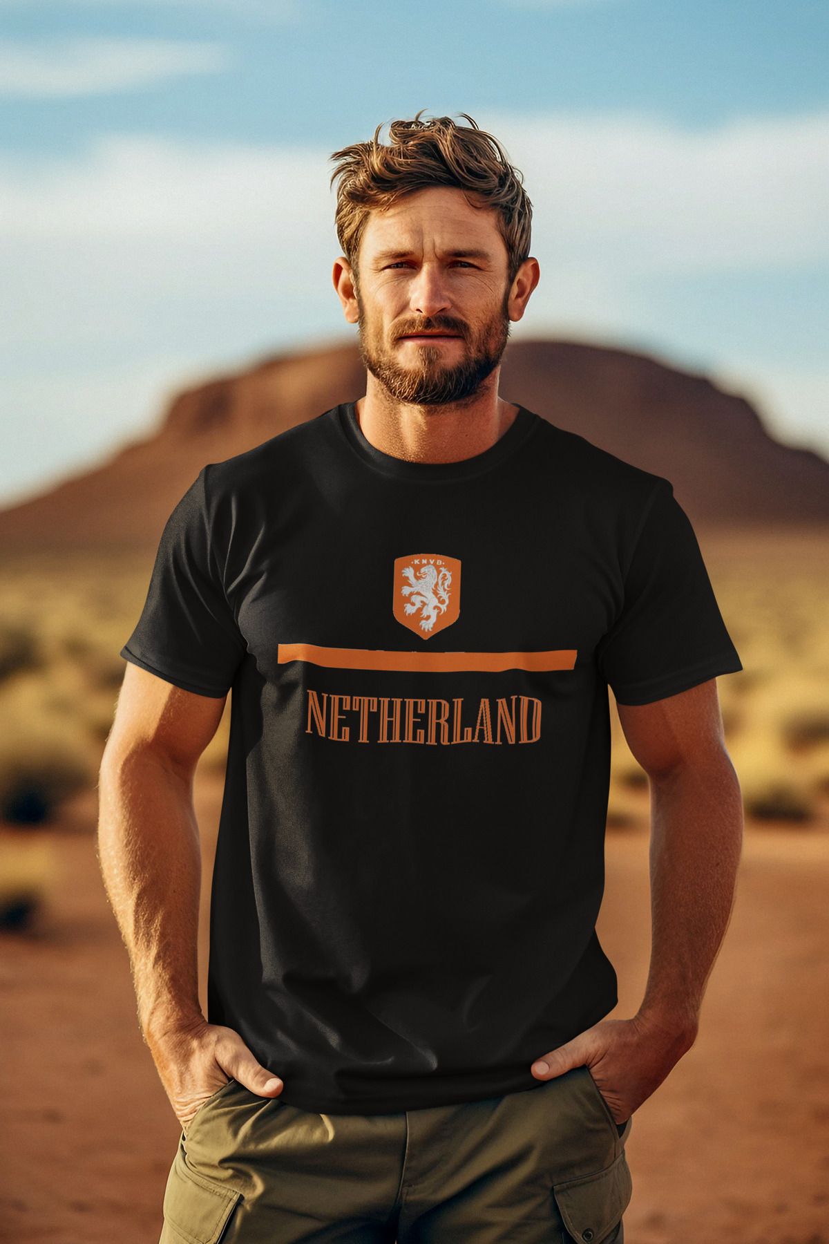 Biy Store Hollanda milli takım forma futbol baskılı unisex kısa kollu erkek tişört kadın t-shirt
