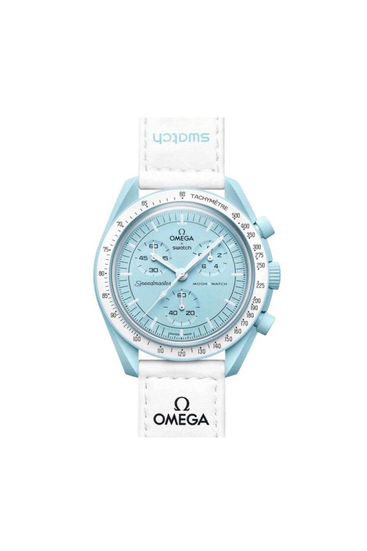Omega-Omega Swatch watch with elegant and distinctive design with accessories 1
