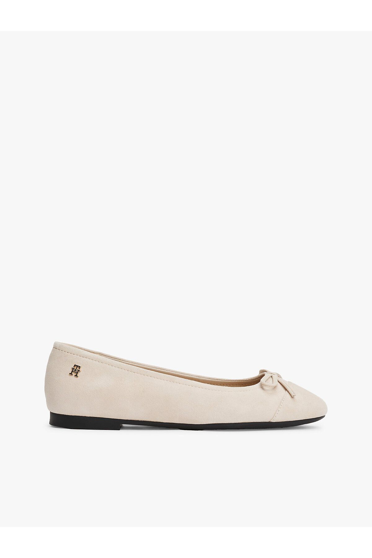 Tommy Hilfiger TH Monogram Suede Ballerinas