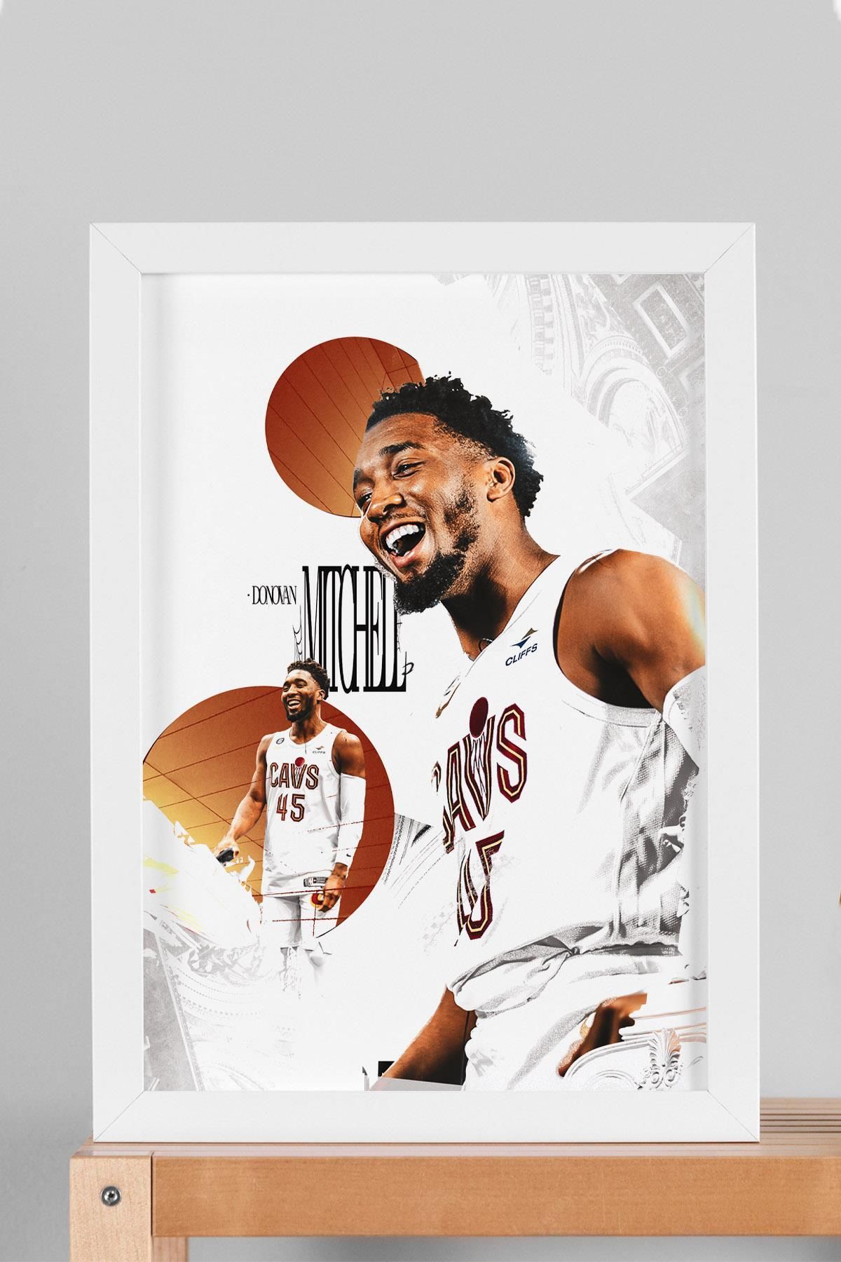 Saturn Donovan Mitchell Çerçeveli Tablo - Basketbol NBA Posteri Tablo