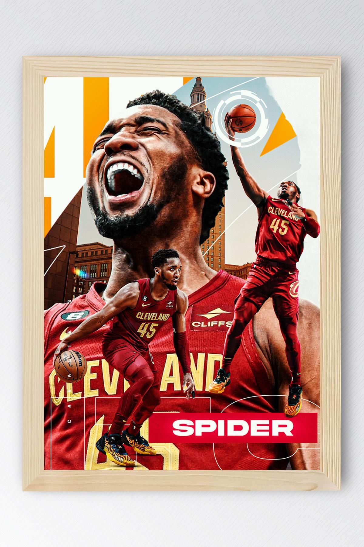 Saturn Donovan Mitchell Çerçeveli Tablo - Basketbol NBA Posteri Tablo