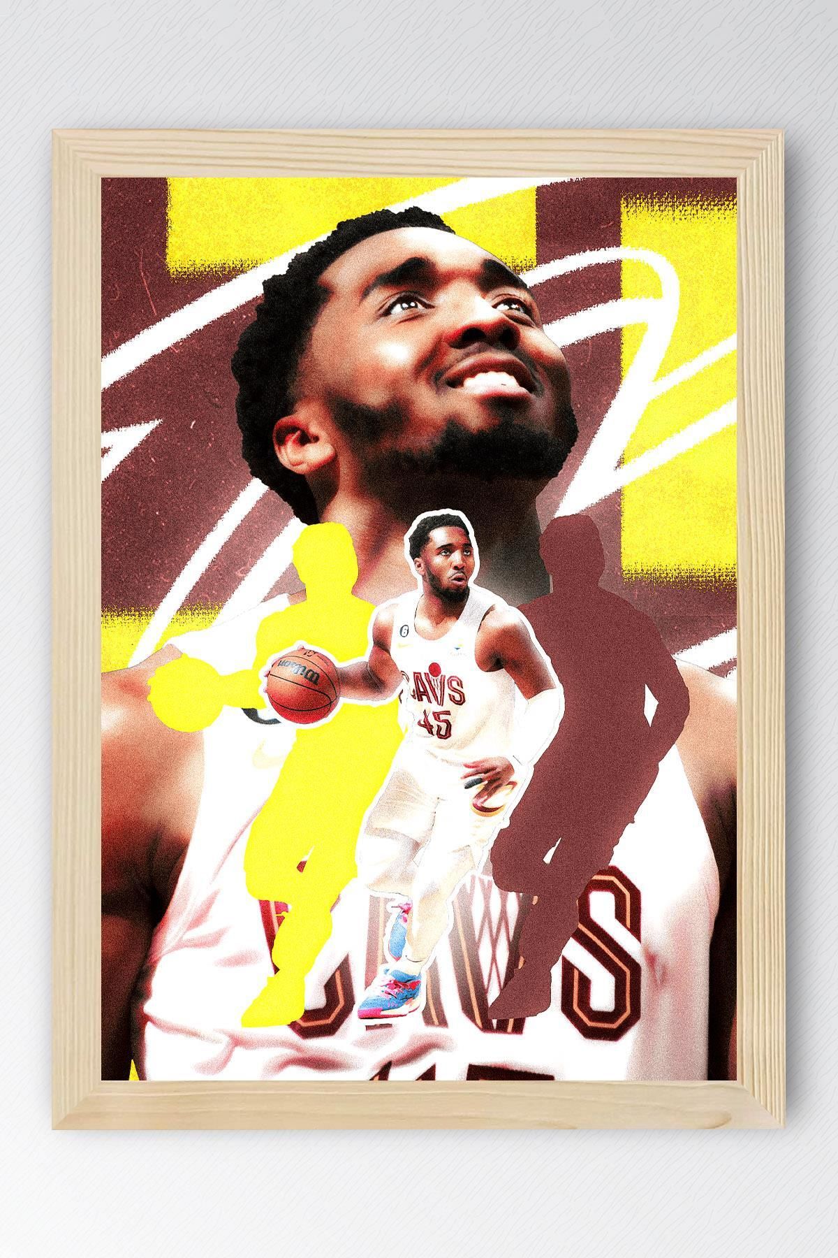 Saturn Donovan Mitchell Çerçeveli Tablo - Basketbol NBA Posteri Tablo
