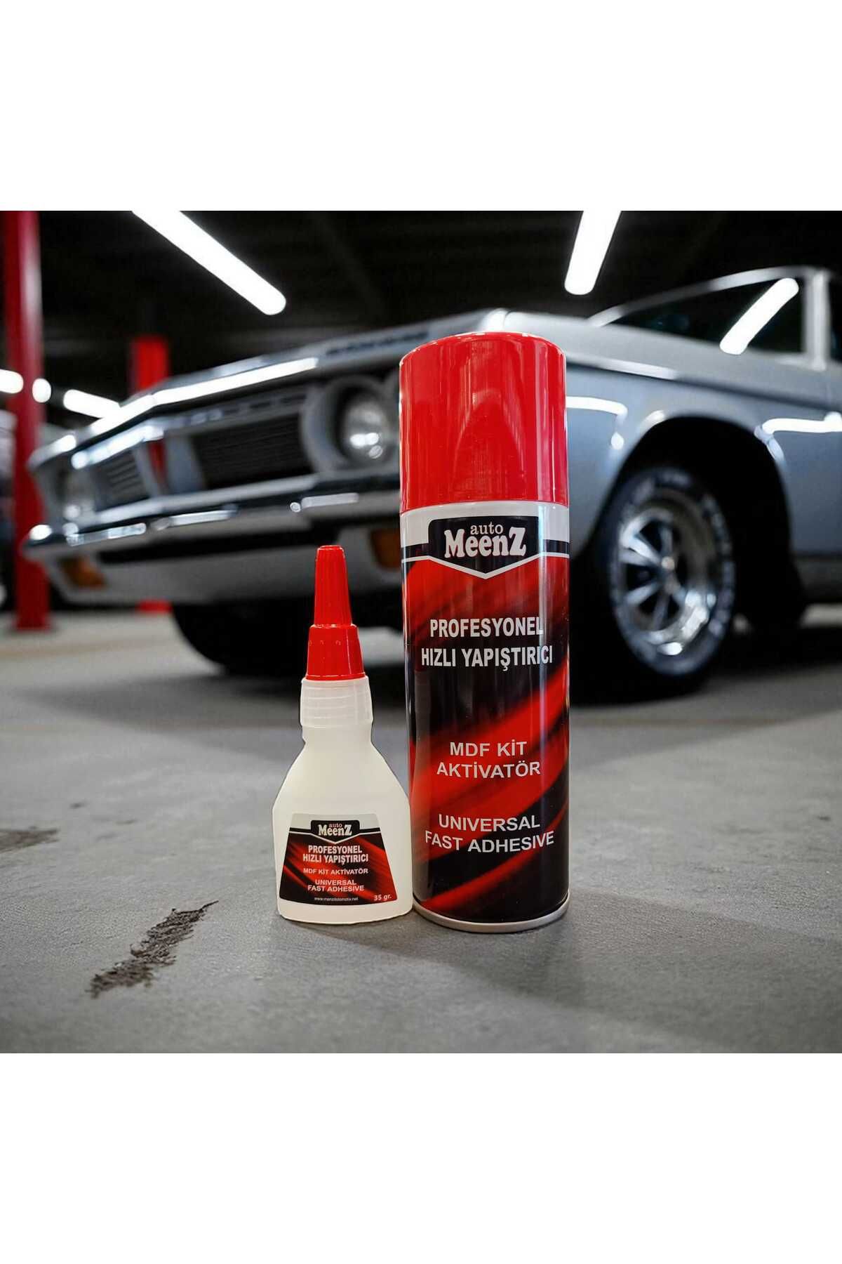 AUTO MEENZ Profesyonel Hızlı Yapıştırıcı MDF Kit + Aktivatör – 200 ml + 35 gr