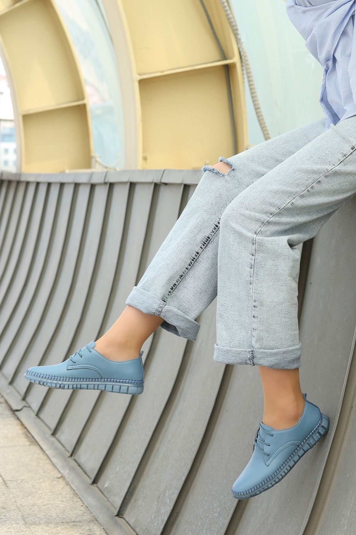 FAST STEP Hakiki Deri Kadın Casual Ayakkabı 609ZA5066
