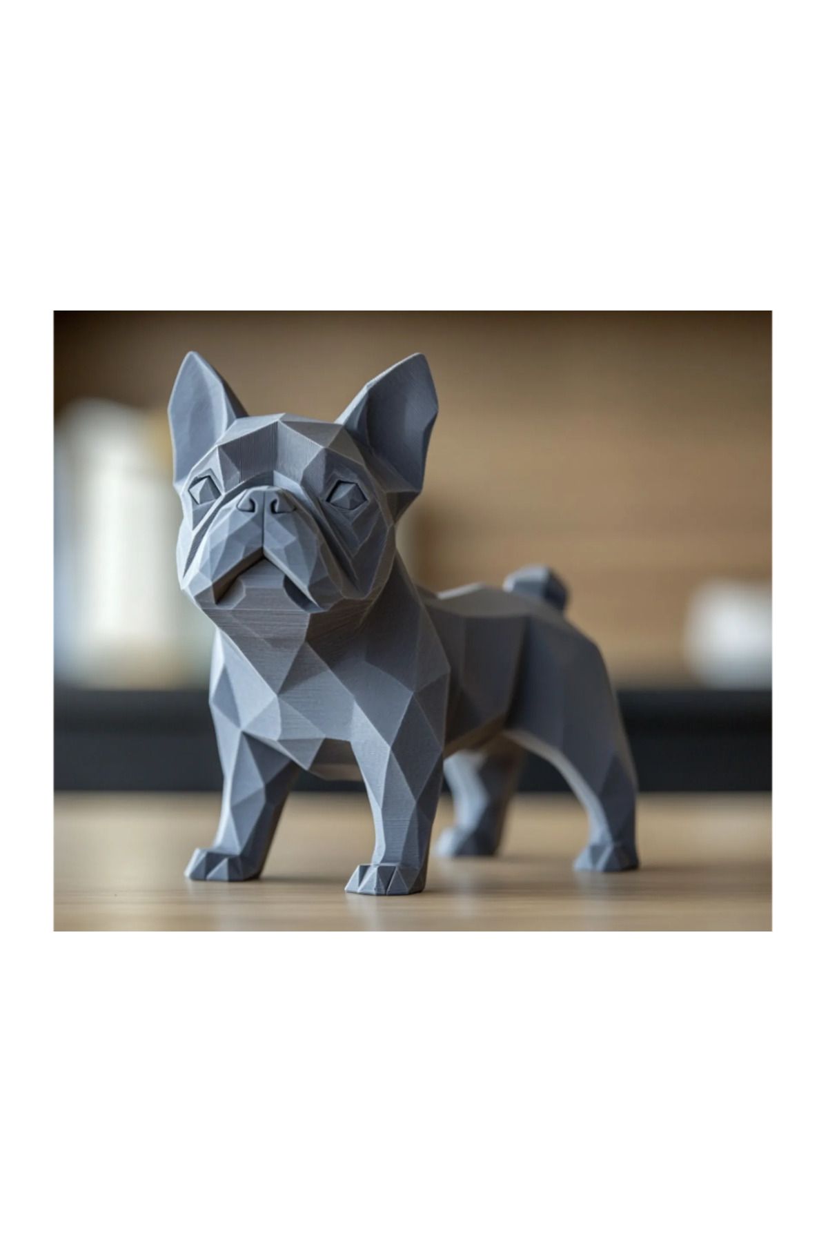 TSC Fransız Bull Dog Köpek Heykeli 11CM Ufak Boy