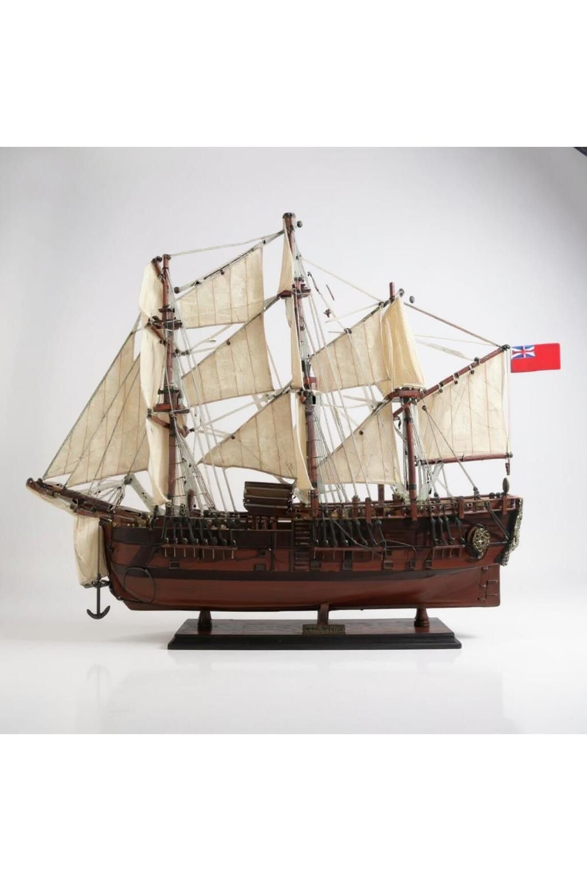 Vietnam gemiler DENİZCİLİK GRUBU-Vietnam Gemiler-HM BARK ENDEAVOUR-76x18x78 CM-JTS0006W-80