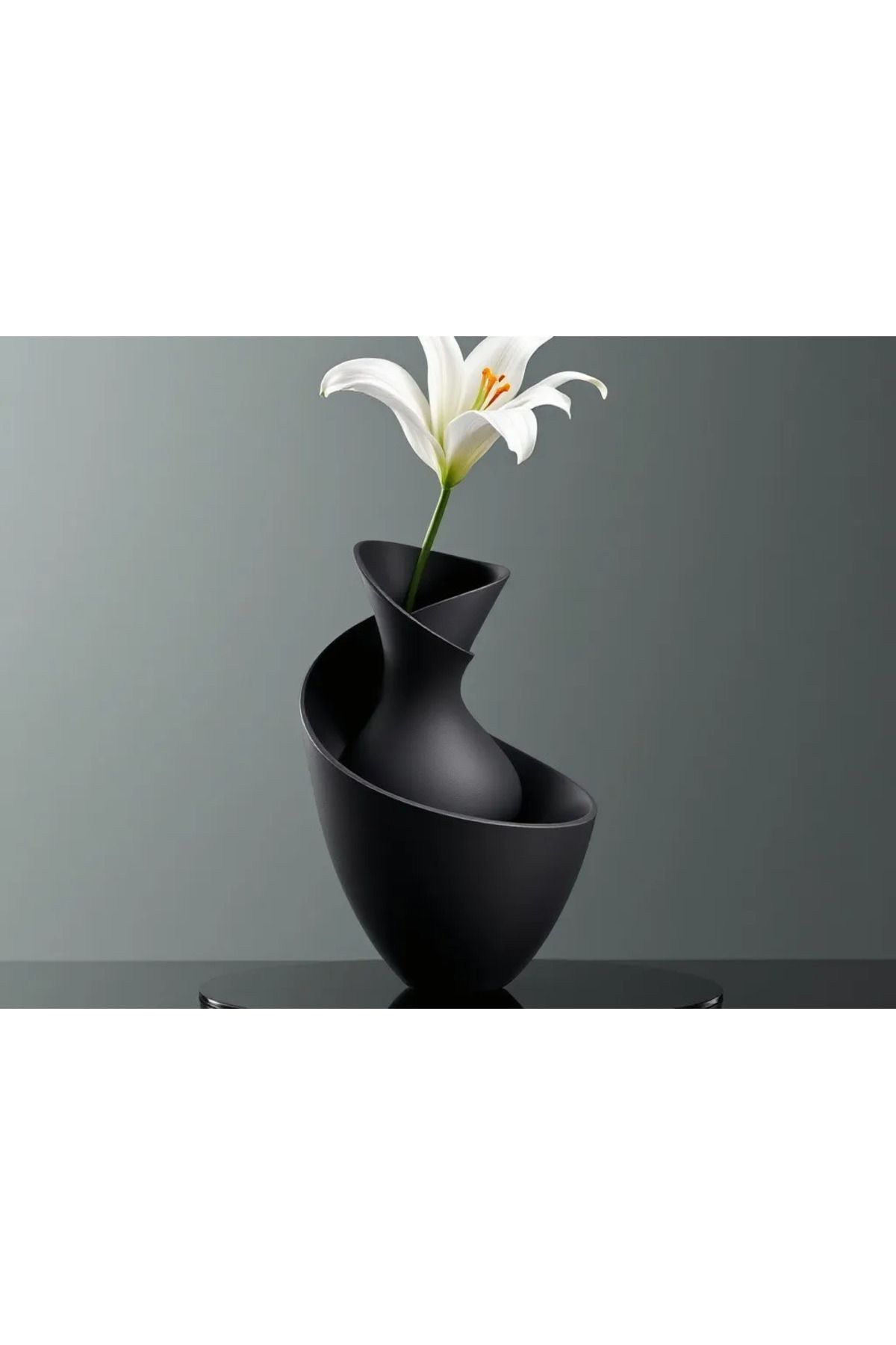 TSC 14CM Mini Vazo Ev Dekorasyon Obje Dekoratif Carbon Katkılı Malzeme