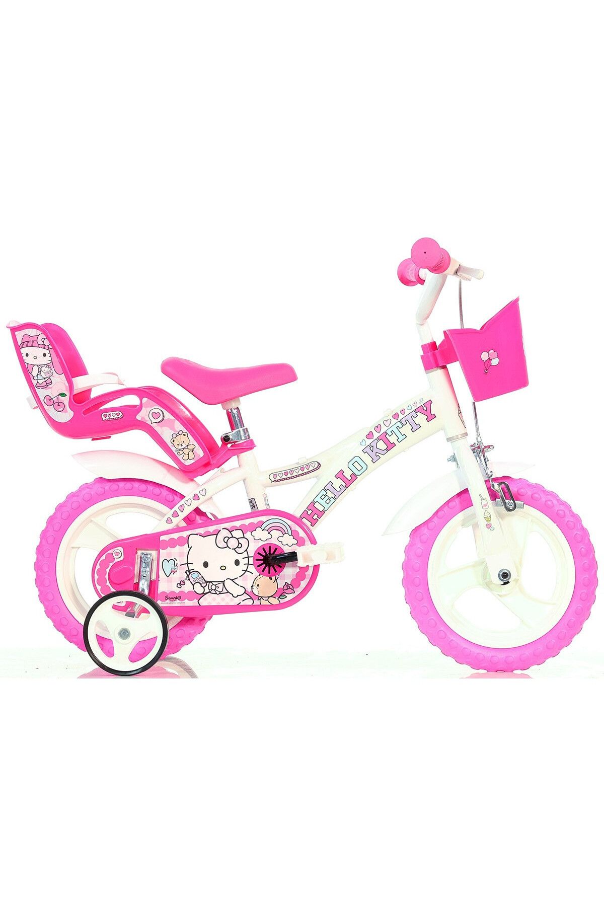 Dino Bikes-Hello Kitty DB-612GL-HK Dino Bikes children's bicycle, 12 inch 1