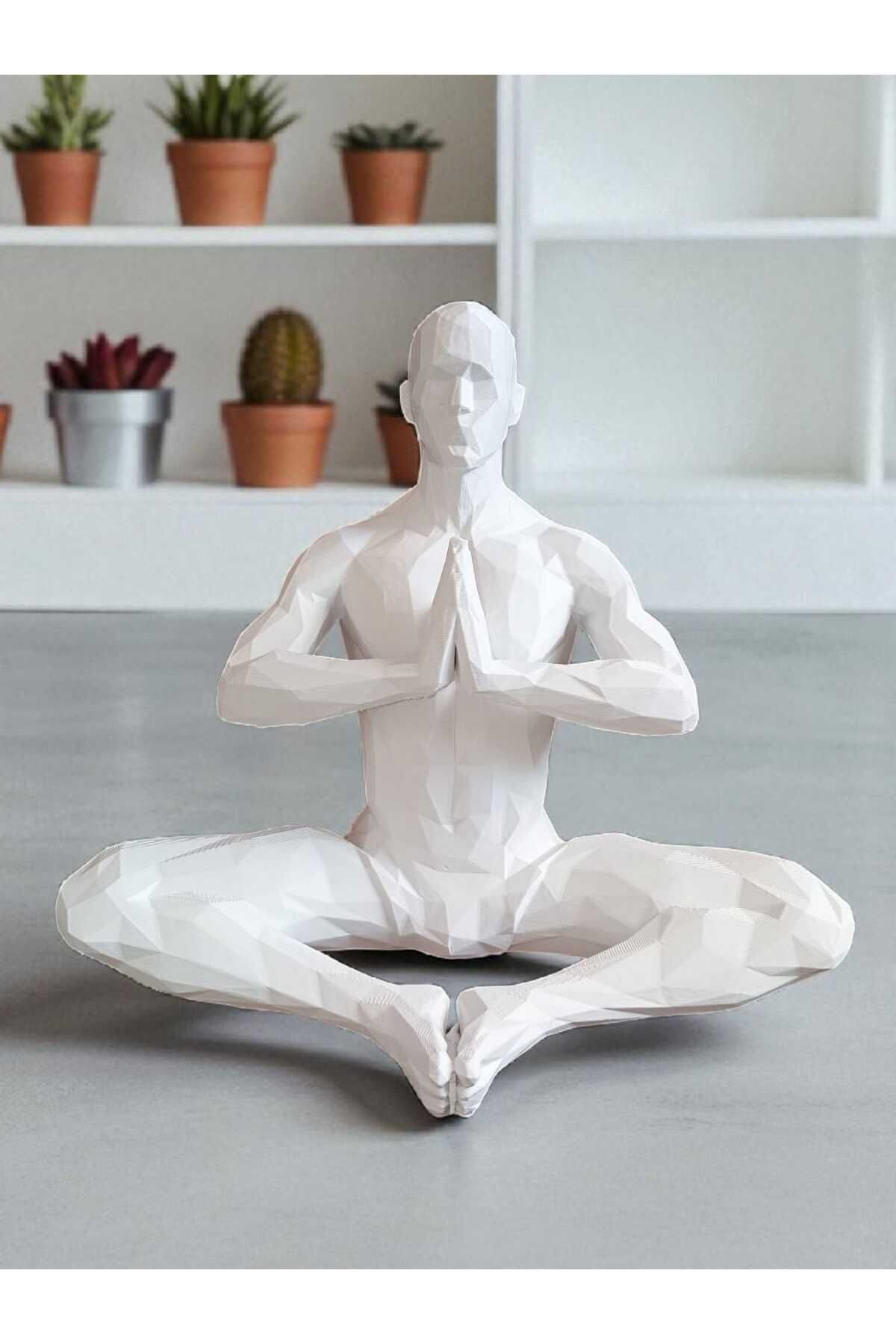 MASLER Meditasyon Yapan Heykel Figürü 3D Baskı