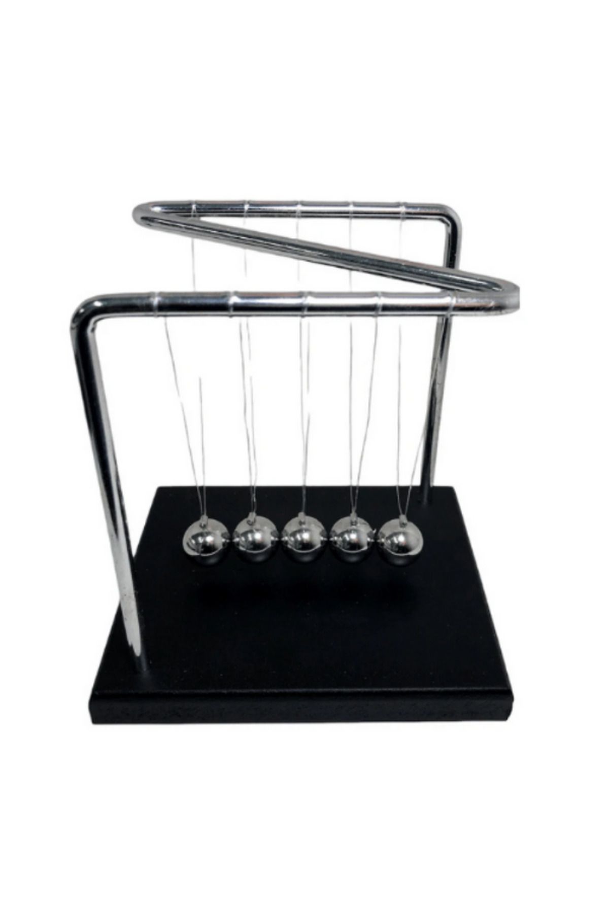 giftzen Masaüstü Metal Süs Denge Topları 5 Top Z
