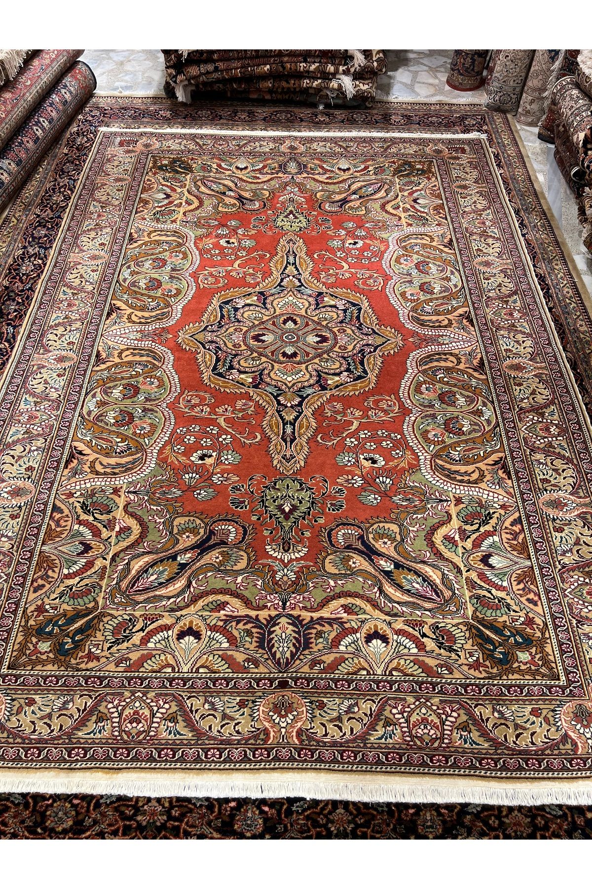 RD RAMAZAN DAĞ EL HALI SANATI El Dokuma Kayseri Hacılar Dokuması Birinci Sınıf Kalitesi Ebat 300x200