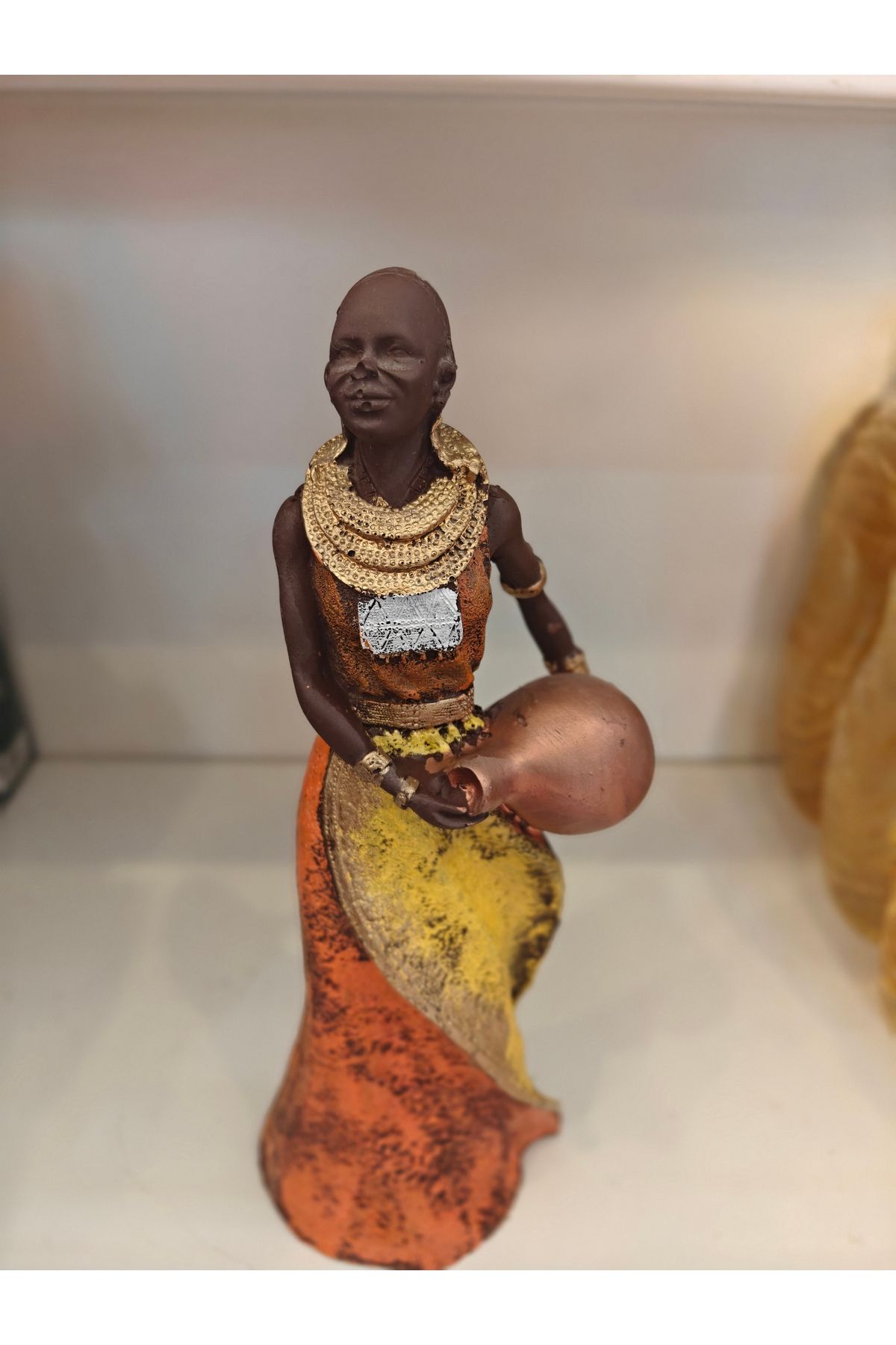 Likya Afrikalı kadın biblo