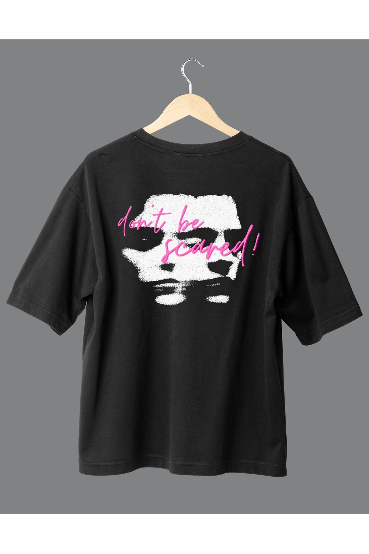 ZAFFİEL Unisex Scared Oversize Tshirt