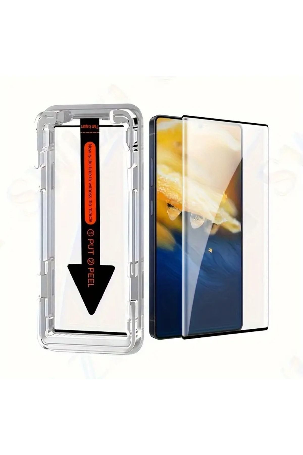 NANOSPACE Xiaomi 11 Ultra İle Uyumlu Temperli Sert Cam 3D Takma Aparatlı Kırılmaz Cam Ekran Koruyucu