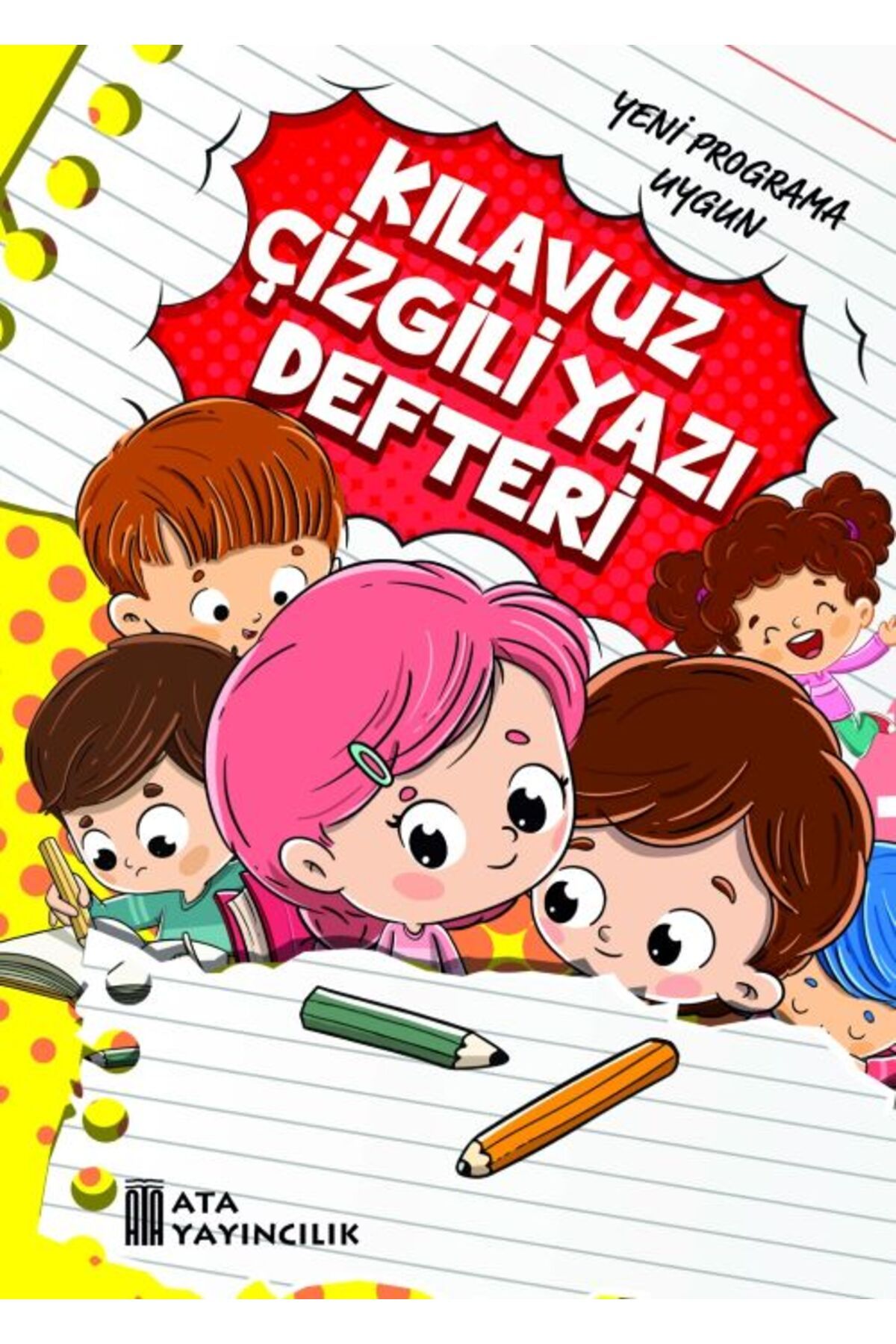 Ata Yayıncılık 1. Sınıf Yeni Müfredata Uygun Yazı Defteri Büyük Boy
