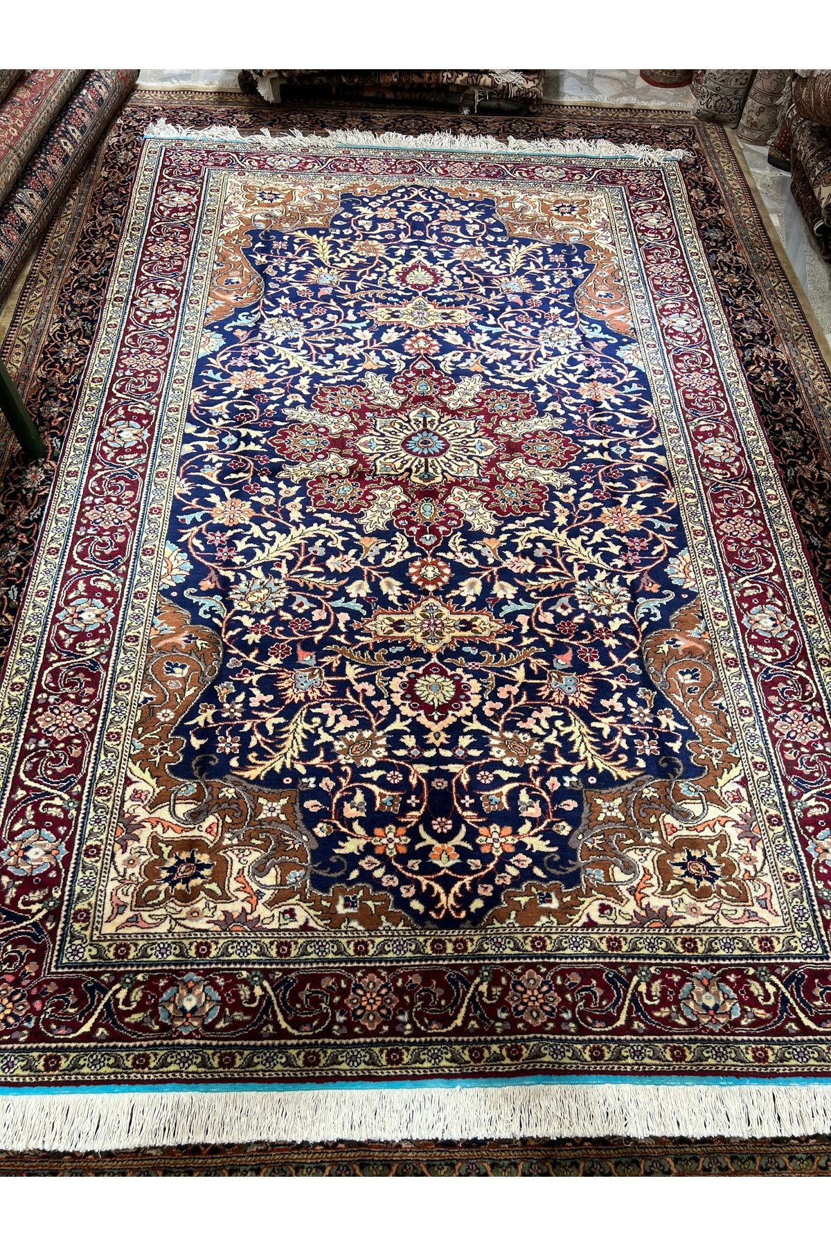 RD RAMAZAN DAĞ EL HALI SANATI El Dokuma Kayseri Hacılar Dokuması Birinci Sınıf Kalitesi Muazzam Bir Eser Ebat 300x200