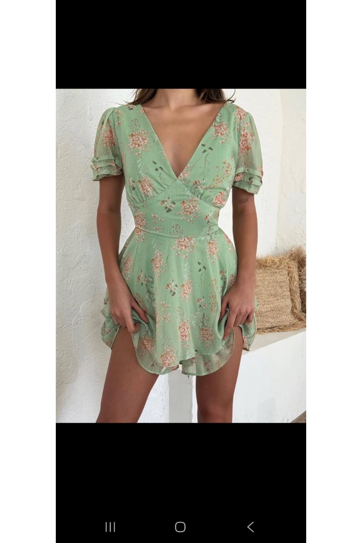 MODA Tulum elbise şifon