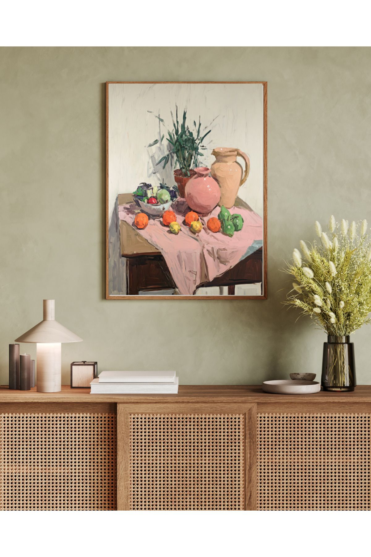 woodhomeworks tek parça salon ofis dekor tablo