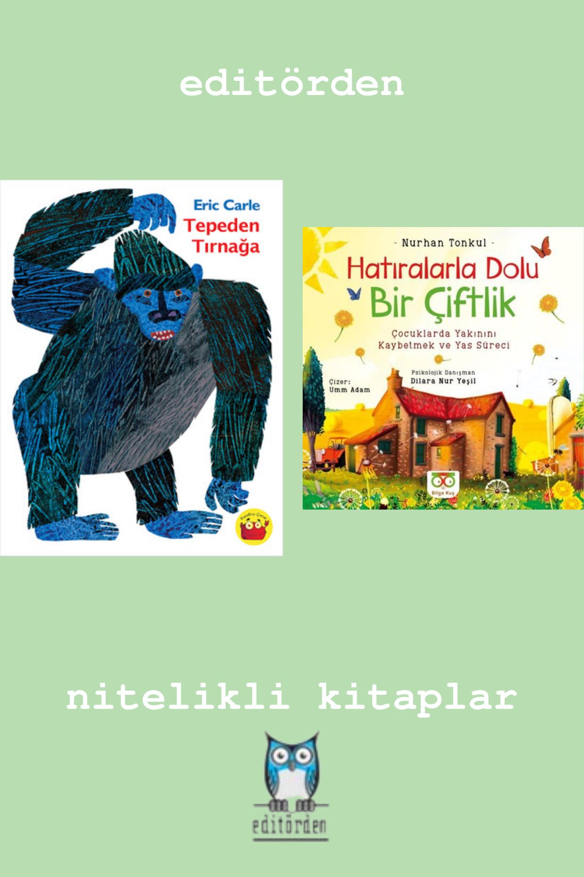 Bilge Kuş Yayınları Tepeden Tırnağa - Hatıralarla Dolu Bir Çiftlik