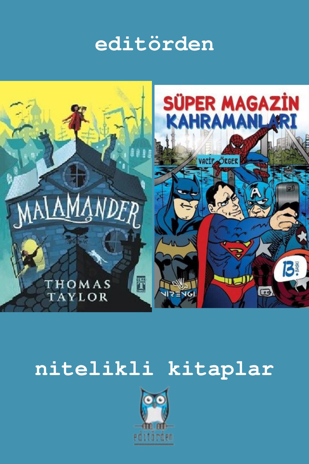 Bilge Kuş Yayınları Malamander - Süper Magazin Kahramanları
