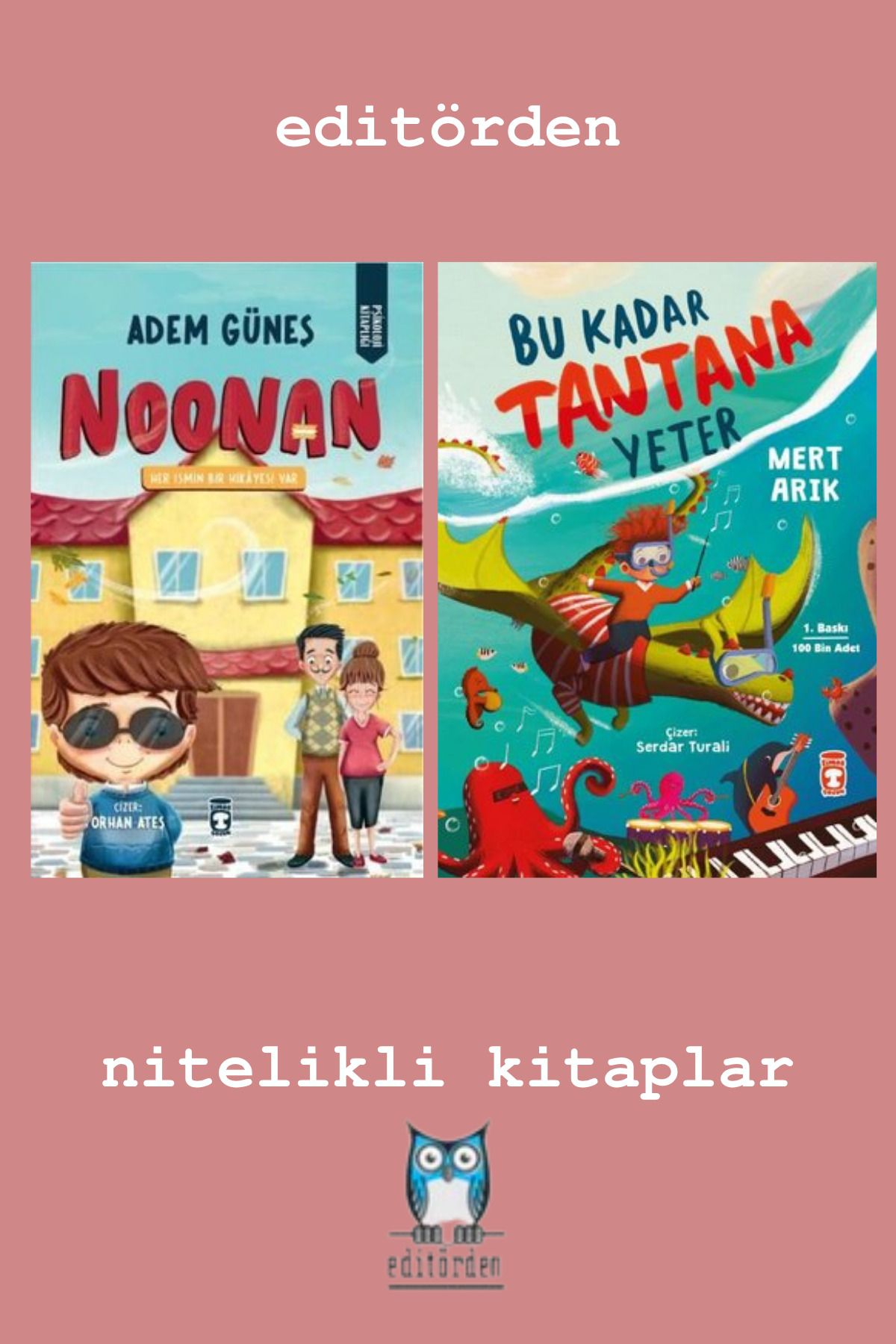 Bilge Kuş Yayınları Noonan-Her İsmin Bir Hikayesi Var – Bu Kadar Tantana Yeter / Mert Arık
