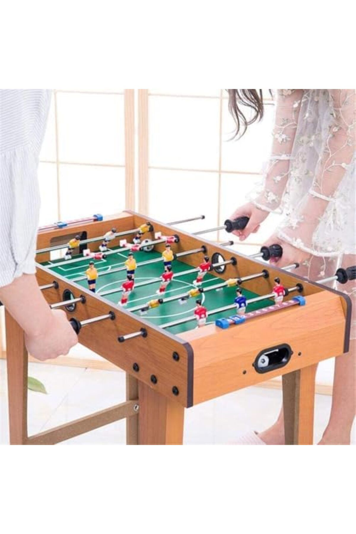 Toybox-Wooden Foosball Table, Indoor Soccer Game Table with 18 Players and Score Counter - 69 x 37 x 65.5 c 3