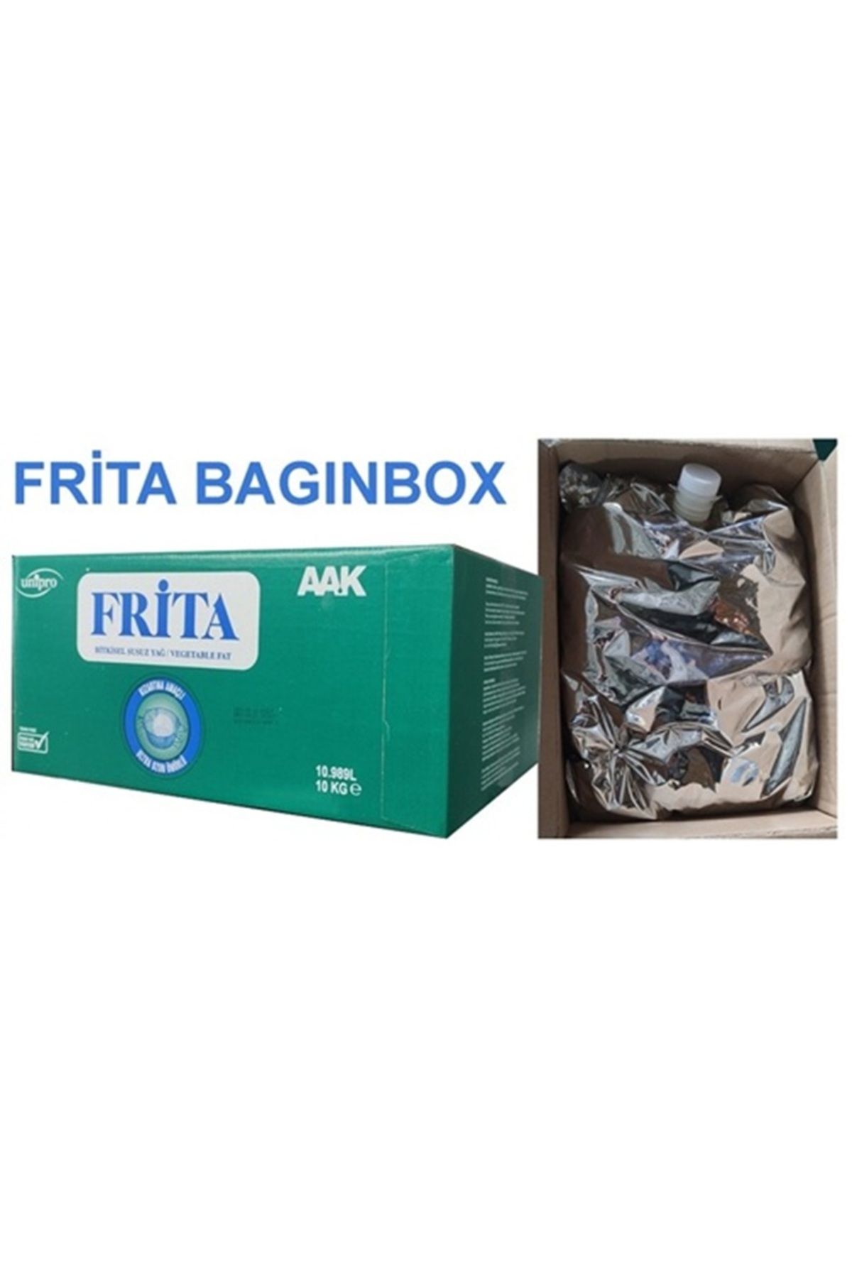 AAK FRİTA YAĞ ÇANTA KUTULU 10 KG