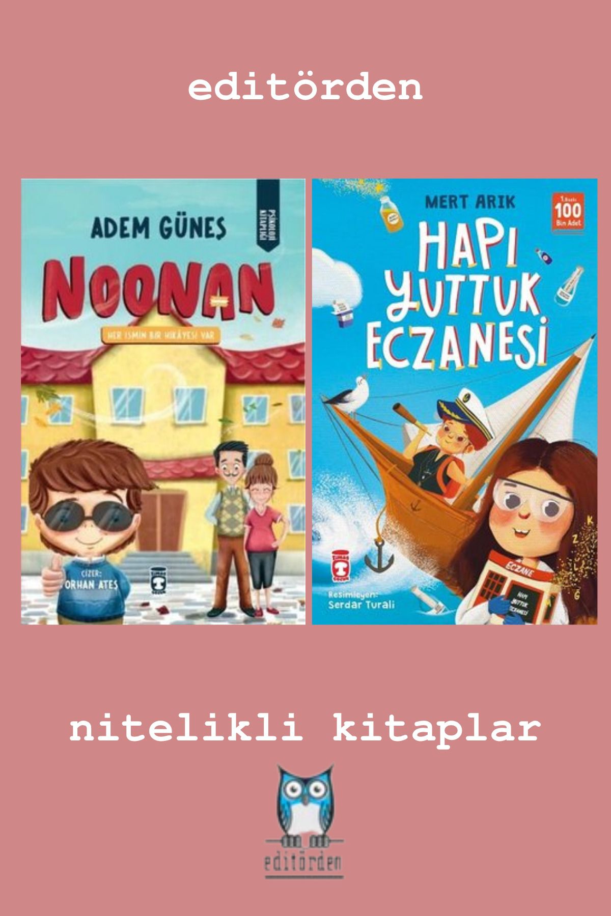 Bilge Kuş Yayınları Noonan-Her İsmin Bir Hikayesi Var – Hapı Yuttuk Eczanesi / Mert Arık