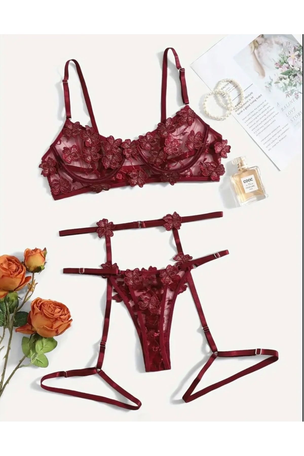 Ravica Lingerie Nakışlı detaylı iç çamaşırı
