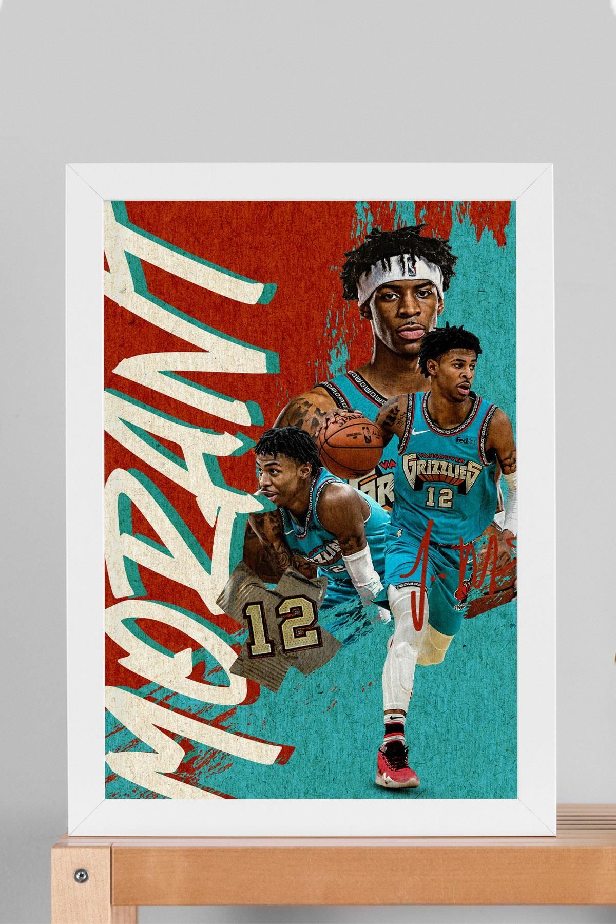 Saturn Ja Morant Çerçeveli Tablo - Basketbol NBA Posteri Tablo
