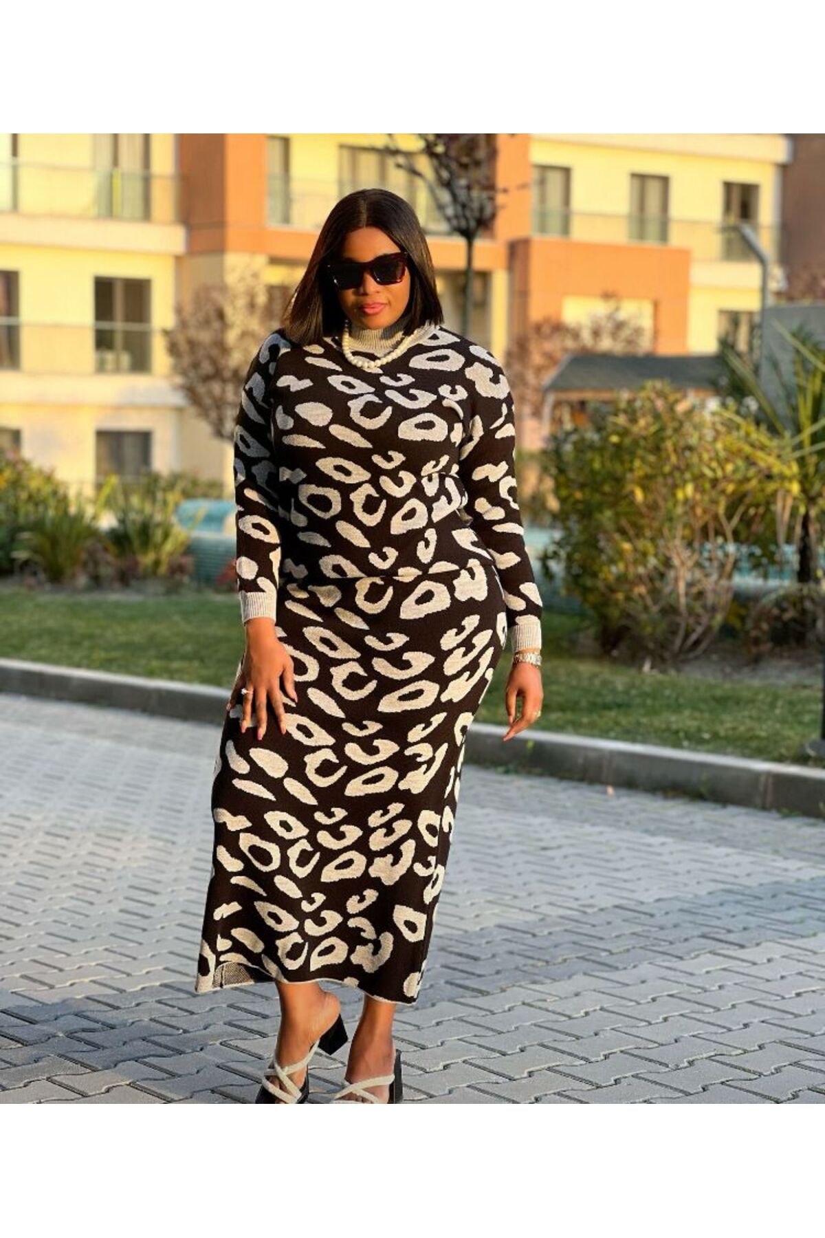 Abalı Yeni sezon triko 2li etekli Takım park ,Monaliza
