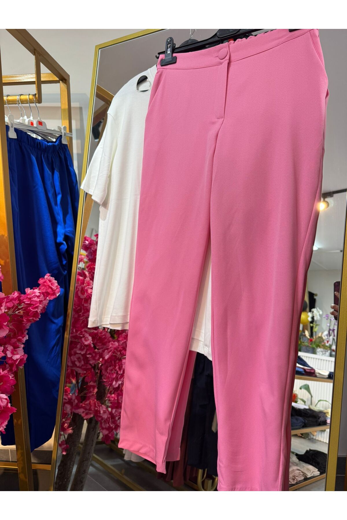 Büşra Fashion Dokuma Kumaş Pantolon