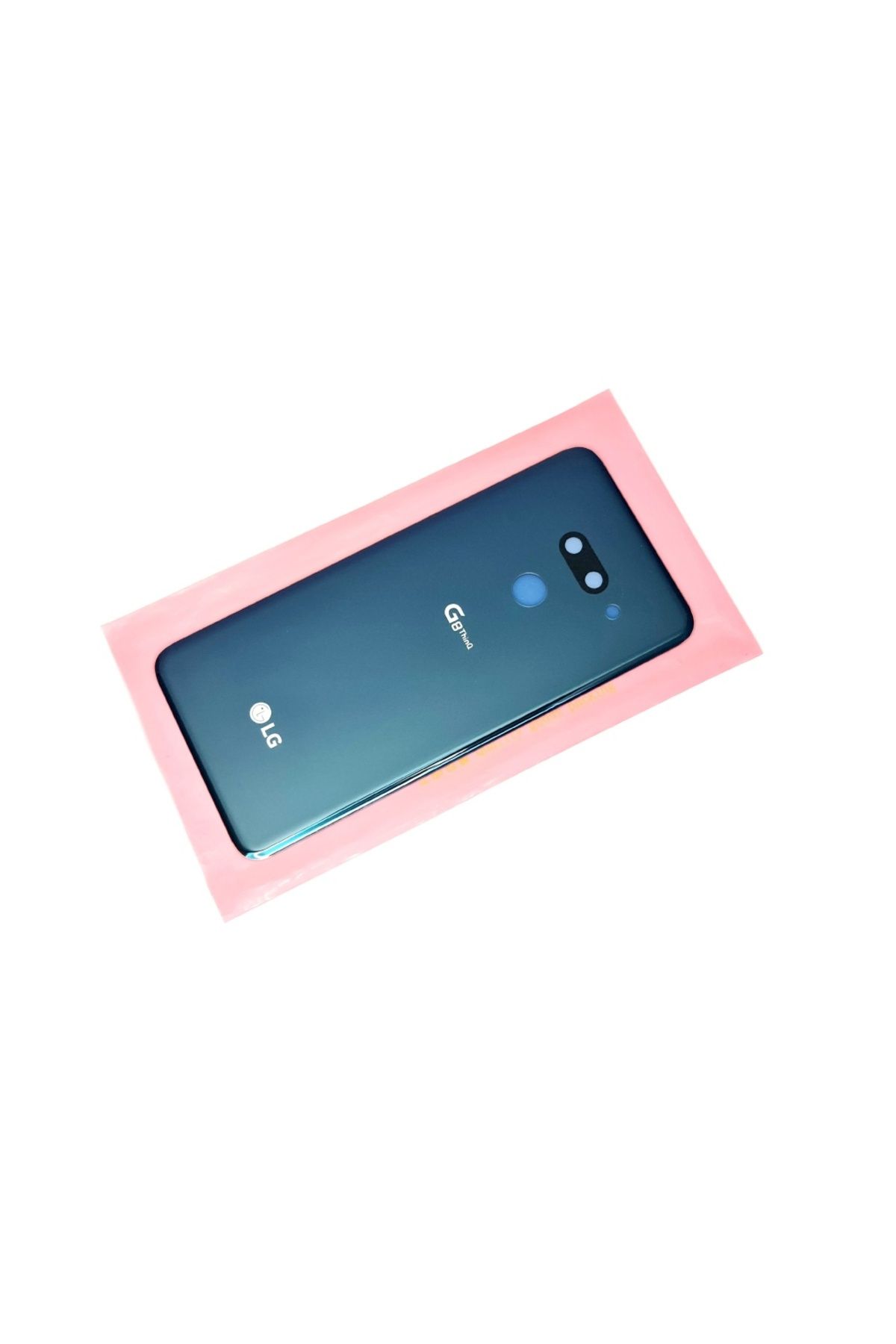indirimplus LG G8 Arka Pil Batarya Kapağı (CAM) MAVİ