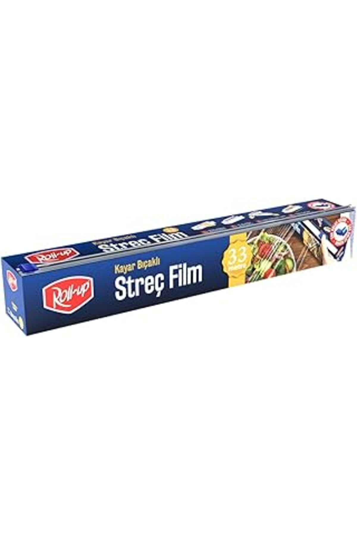 Pazarcan Roll-Up Streç Film 30Cm X 33 M 1 Adet (Kayar Bıçaklı)