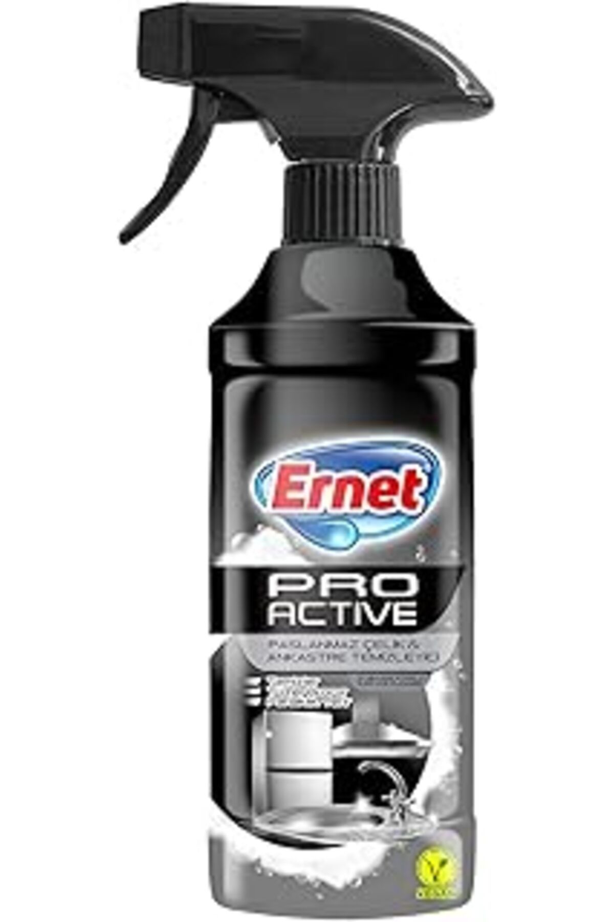 Pazarcan Ernet Pro Active Paslanmaz Çe'Lik Yüzey & Ankastre Temizleyici 435 Ml