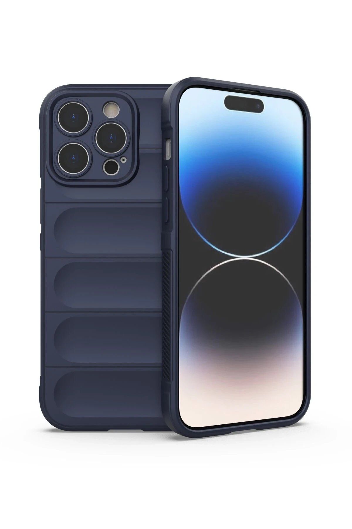 Toptan Bulurum iPhone 13 Pro Kılıf Optimum Silikon - Lacivert