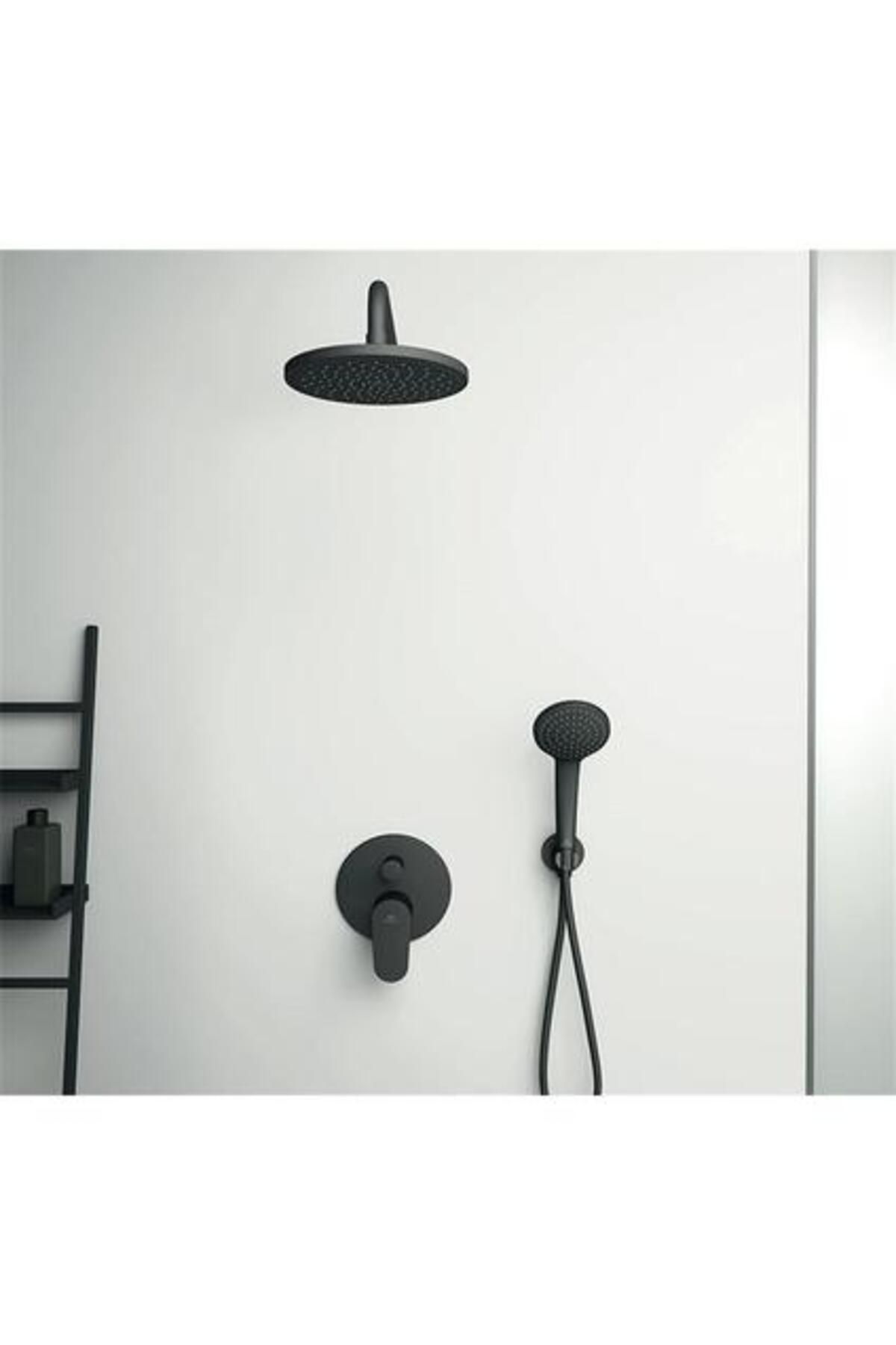 İdeal Standard İdeal Standard Cerafine O Mat Siyah Ankastre Duş Sistemi - 2 Yollu - BD828XG