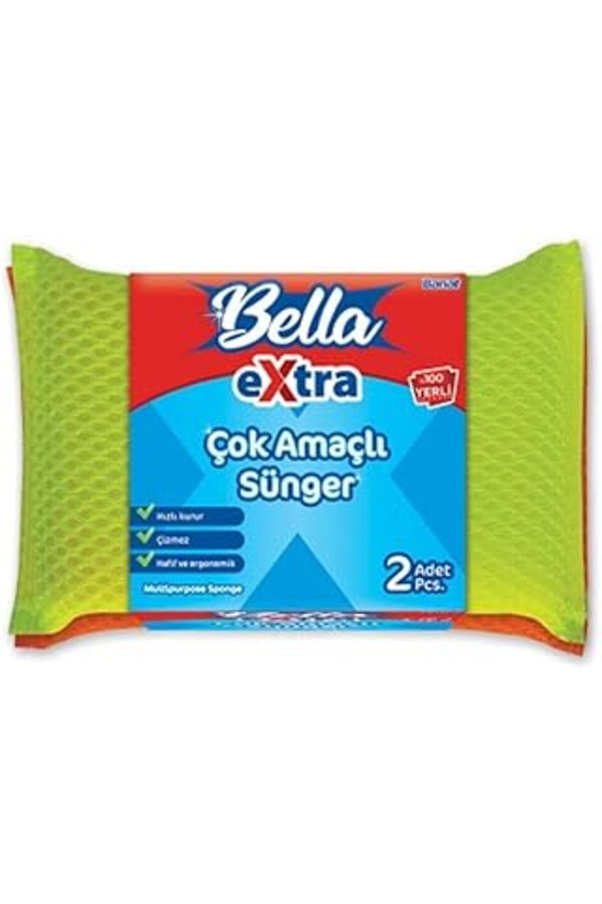 Pazarcan Banat Bella Extra 2'Li Çok Amaçlı Sünger