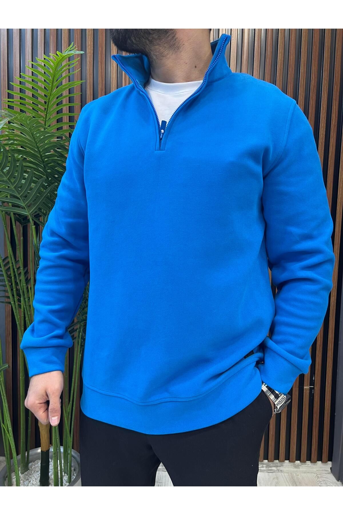 Yubacollection Selanik Sweatshirt Mavi