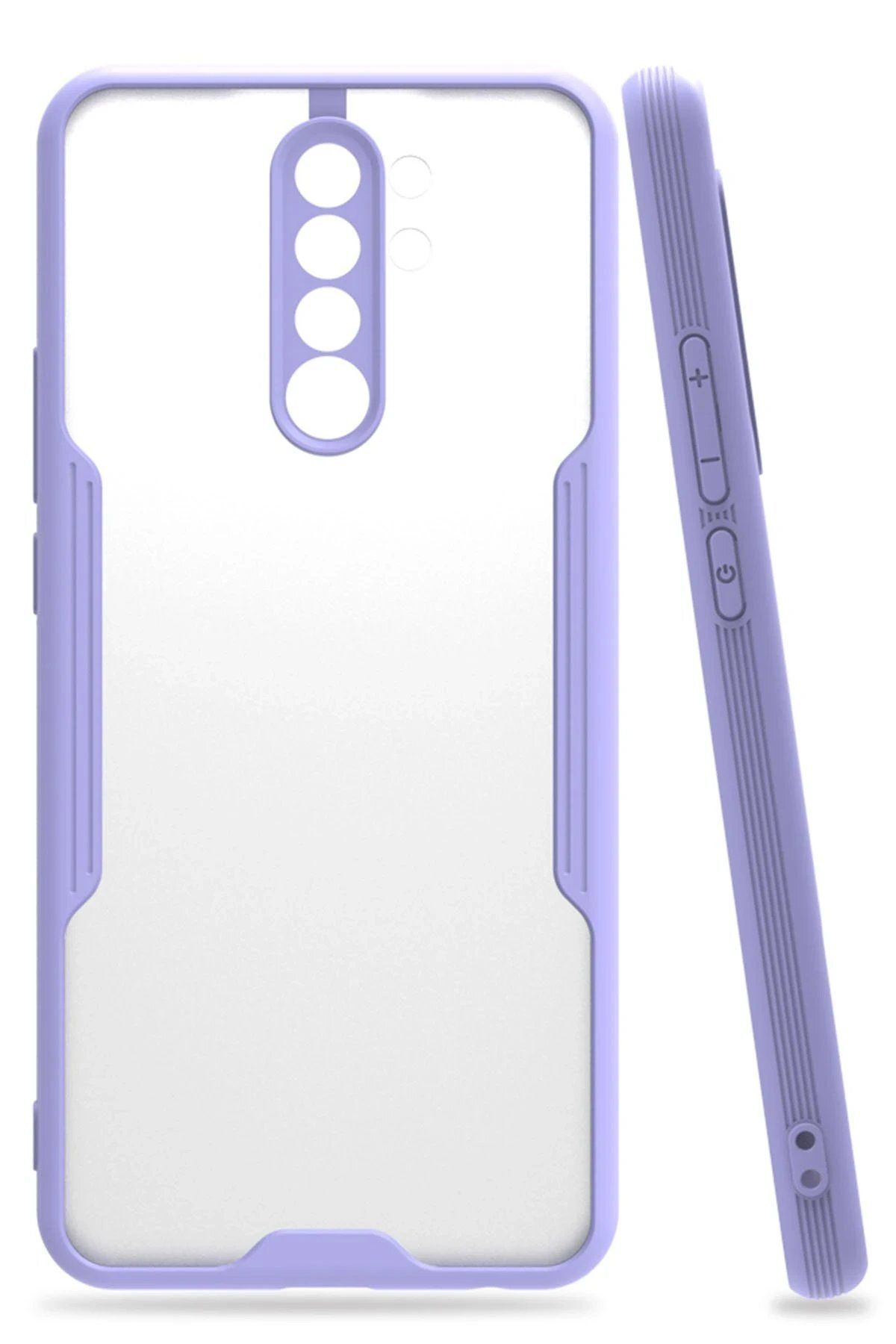 Toptan Bulurum Xiaomi Redmi Note 8 Pro Kılıf Platin Silikon - Lila